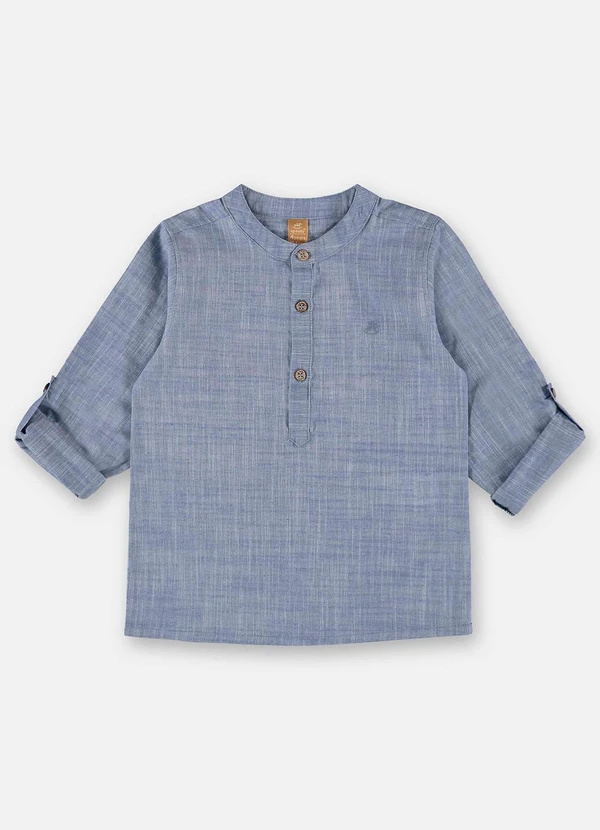 Up Baby - Bata Infantil para Menino em Algodão Azul 3