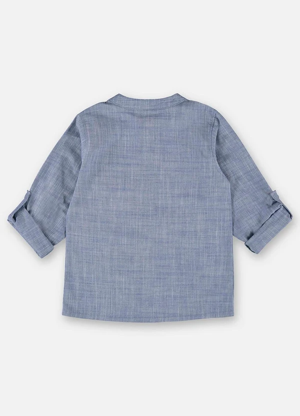 Up Baby - Bata Infantil para Menino em Algodão Azul 4