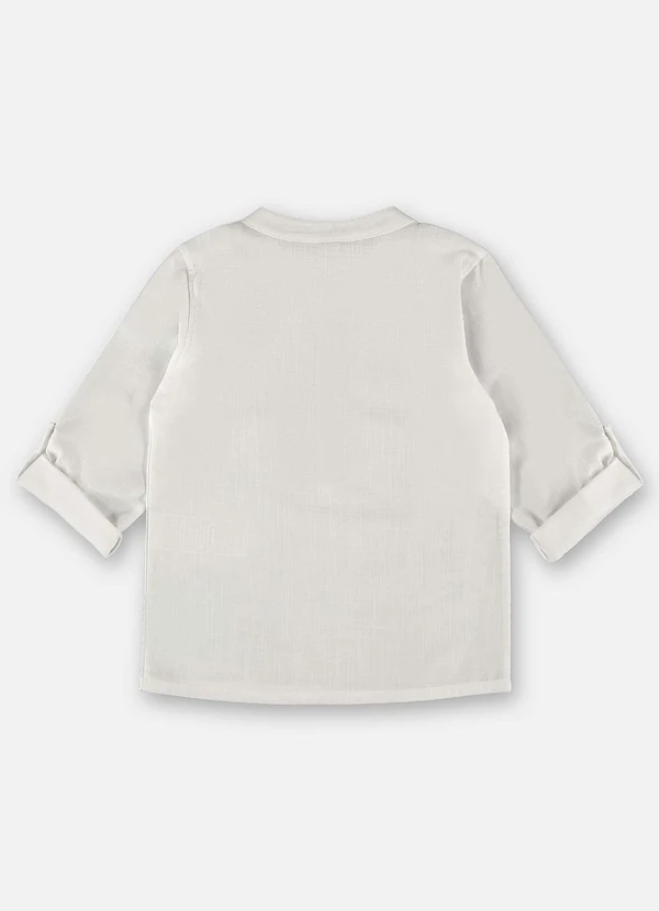 Up Baby - Bata para Menino em Algodão Branco 4