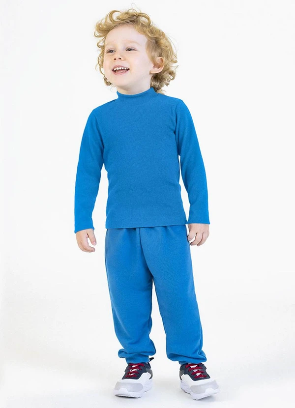 Soft Bonni - Blusa em Punho Azul