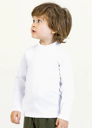 Soft Bonni - Blusa em Punho Branco - SOFT BONNI