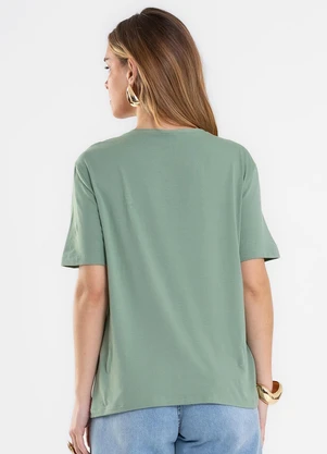 Rovitex - Blusa Feminina Viscotorcion Verde - ROVITEX