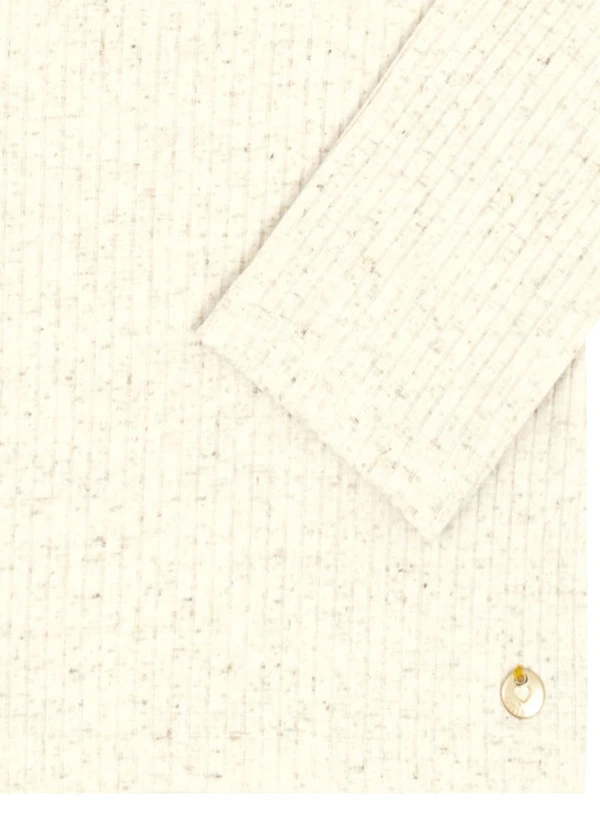 Pulla Bulla - Blusa Primeiros Passos Malha Canelada Natural 3