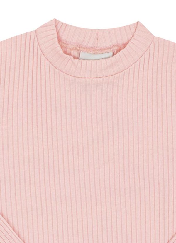 Pulla Bulla - Blusa Primeiros Passos Malha Canelada Rosa 2