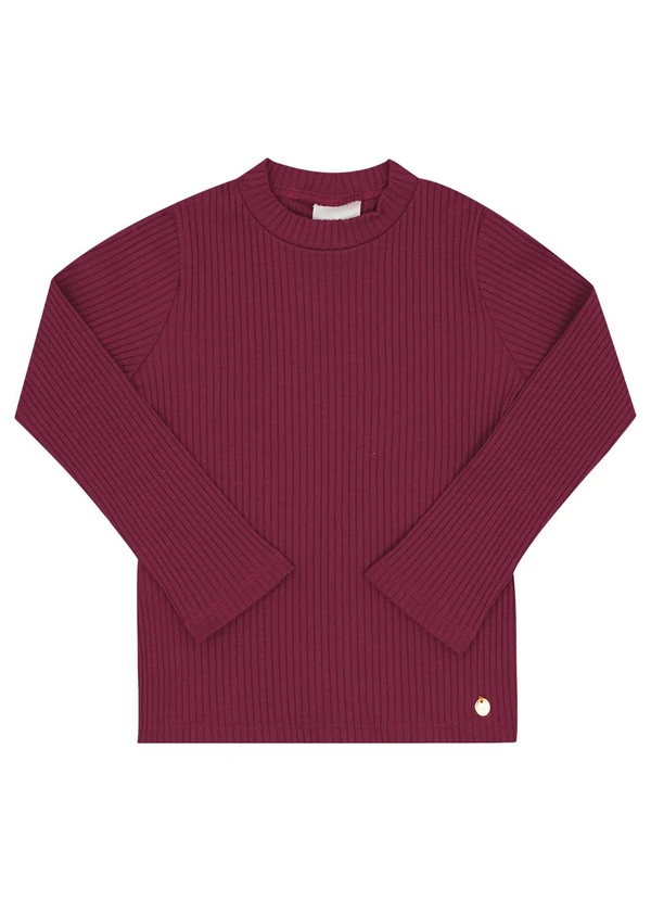 Pulla Bulla - Blusa Primeiros Passos Malha Canelada Roxo 3