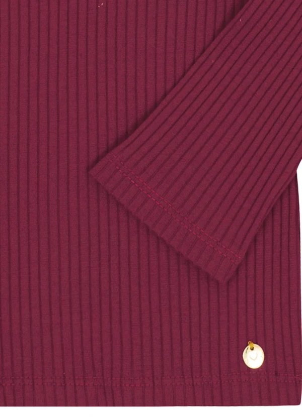 Pulla Bulla - Blusa Primeiros Passos Malha Canelada Roxo 4