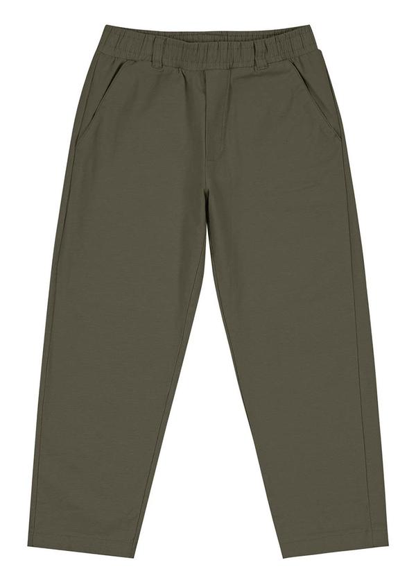 Trick Nick - Calça Infantil Sarja Menino Verde