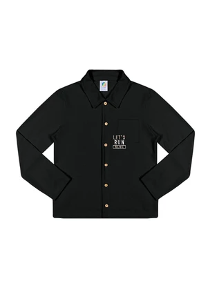 Outlet - Camisa Casual Menino Preto - OUTLET