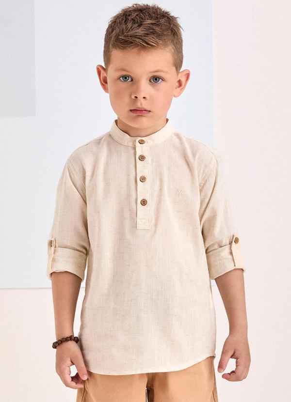 Youccie - Camisa de Linho Cru Cru