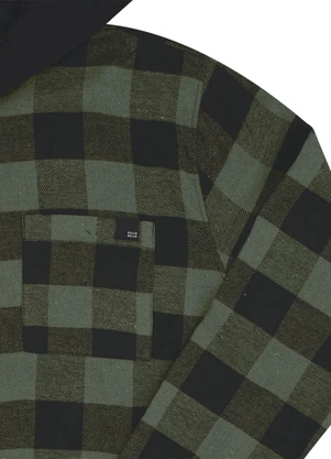 Pulla Bulla - Camisa Flanela Fio Tinto e Moletinho Verde - PULLA BULLA