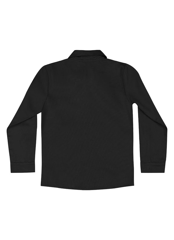 Quimby - Camisa Flanelada Infantil Menino Preto 2