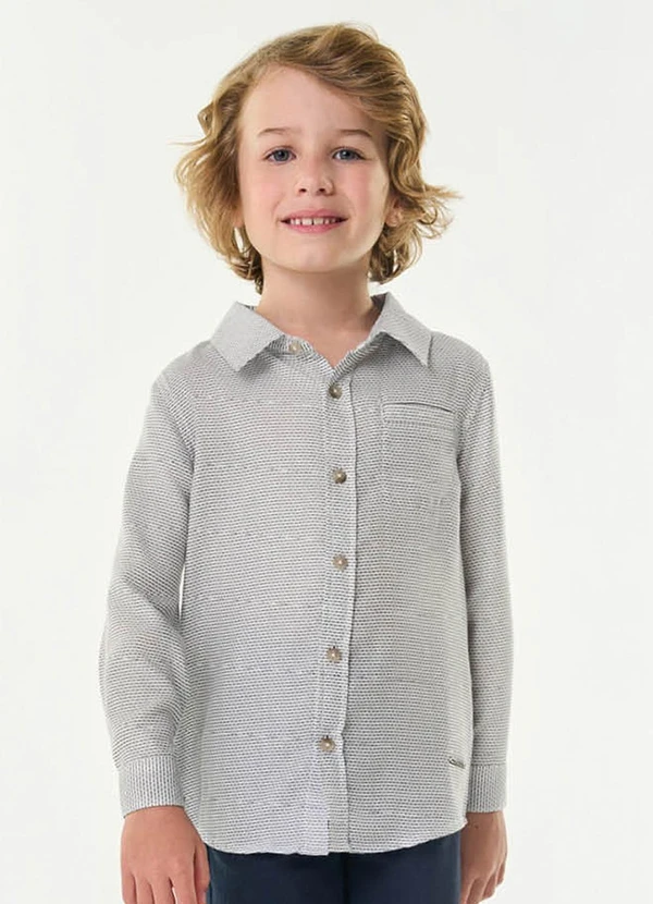 Trick Nick - Camisa Infantil Manga Longa Azul