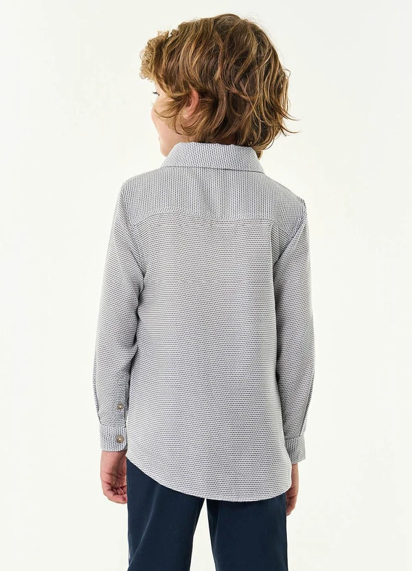 Trick Nick - Camisa Infantil Manga Longa Azul 2