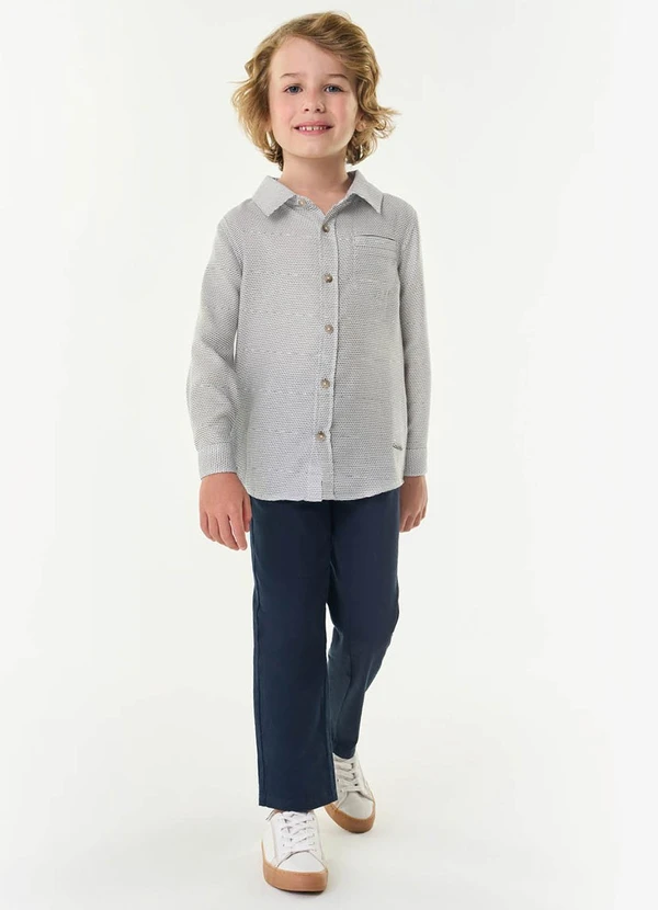 Trick Nick - Camisa Infantil Manga Longa Azul 3