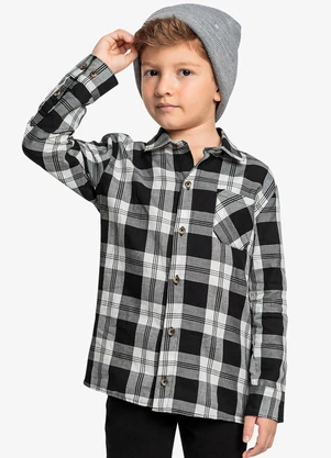 Trick Nick - Camisa Infantil Manga Longa Preto - TRICK NICK