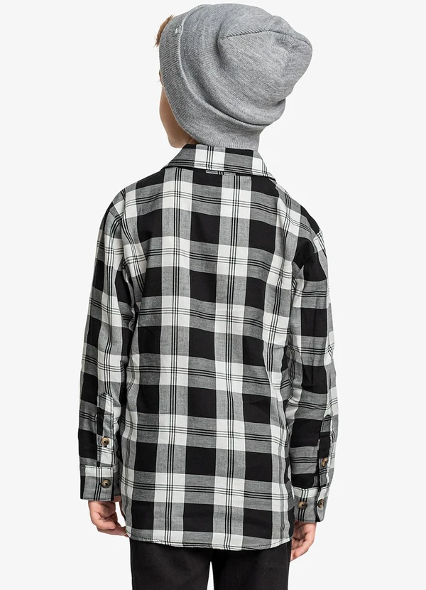 Trick Nick - Camisa Infantil Manga Longa Preto 2