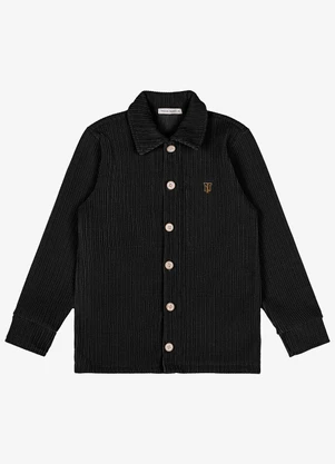 Trick Nick - Camisa Infantil Manga Longa Preto - TRICK NICK