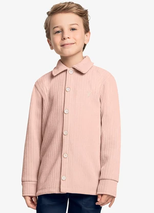 Trick Nick - Camisa Infantil Manga Longa Rosa - TRICK NICK