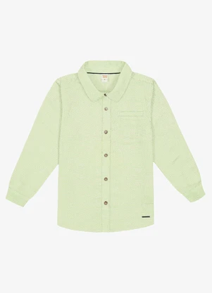 Trick Nick - Camisa Infantil Manga Longa Verde - TRICK NICK