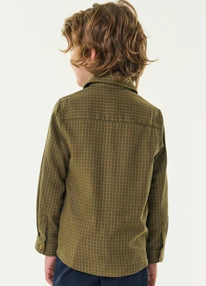 Trick Nick - Camisa Infantil Masculina Manga Longa Verde - TRICK NICK