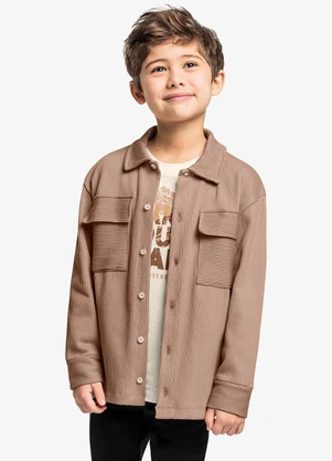 Trick Nick - Camisa Infantil Masculino Marrom - TRICK NICK