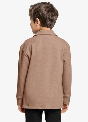 Trick Nick - Camisa Infantil Masculino Marrom - TRICK NICK