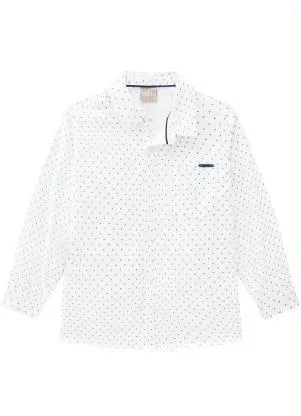 Milon - Camisa Infantil Menino Branco - MILON