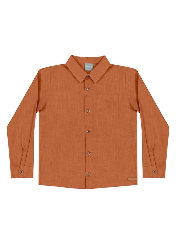 Quimby - Camisa Infantil Menino Marrom 3