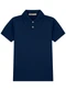 Ioluig - Camisa Infantil Menino Polo em Piquet Amarelo - variação: Azul