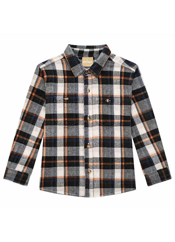 Milon - Camisa Infantil Menino Preto 2