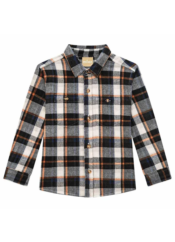 Milon - Camisa Infantil Menino Preto 2