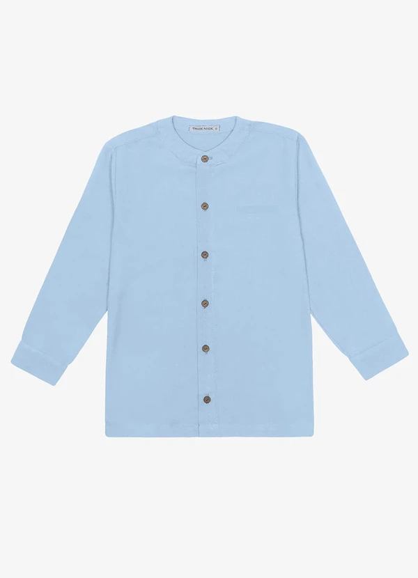 Trick Nick - Camisa Manga Longa Azul