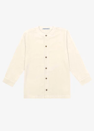 Trick Nick - Camisa Manga Longa Bege - TRICK NICK