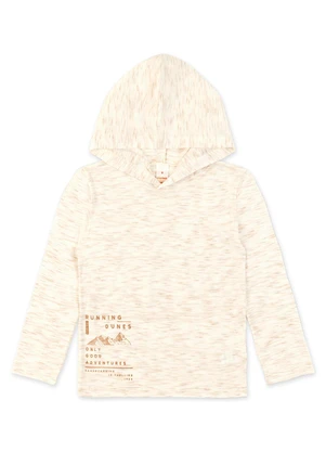 Marisol - Camisa Manga Longa Infantil Bege - MARISOL