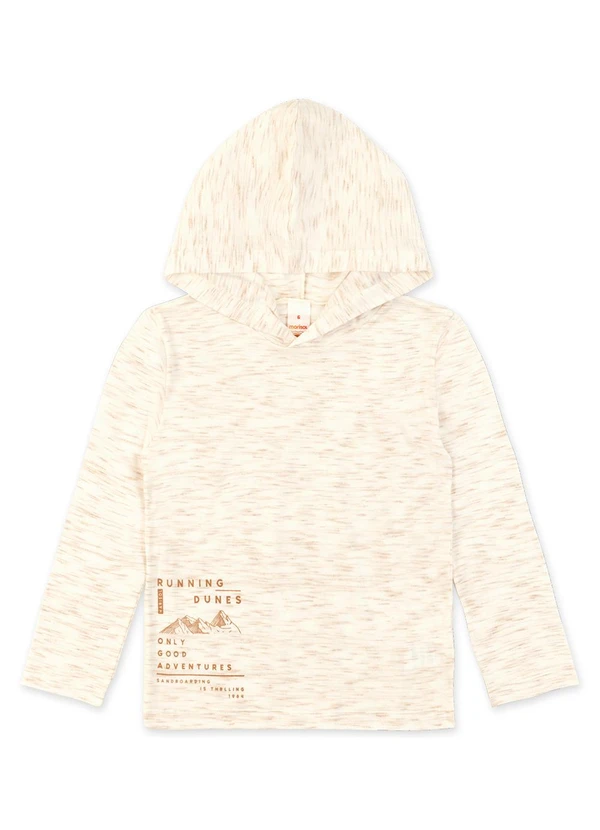 Marisol - Camisa Manga Longa Infantil Bege