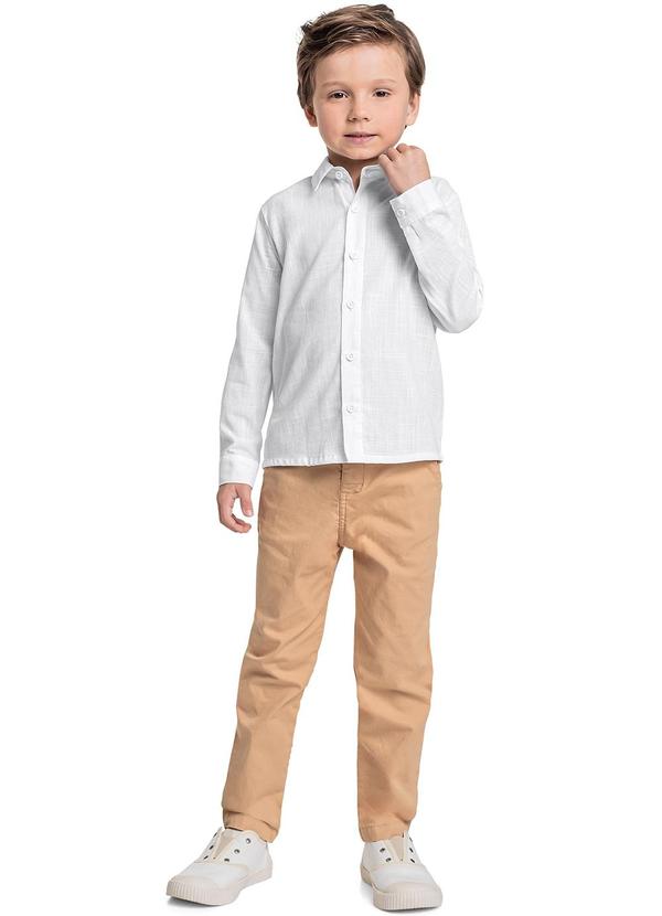 Quimby - Camisa Manga Longa Menino Branco 2