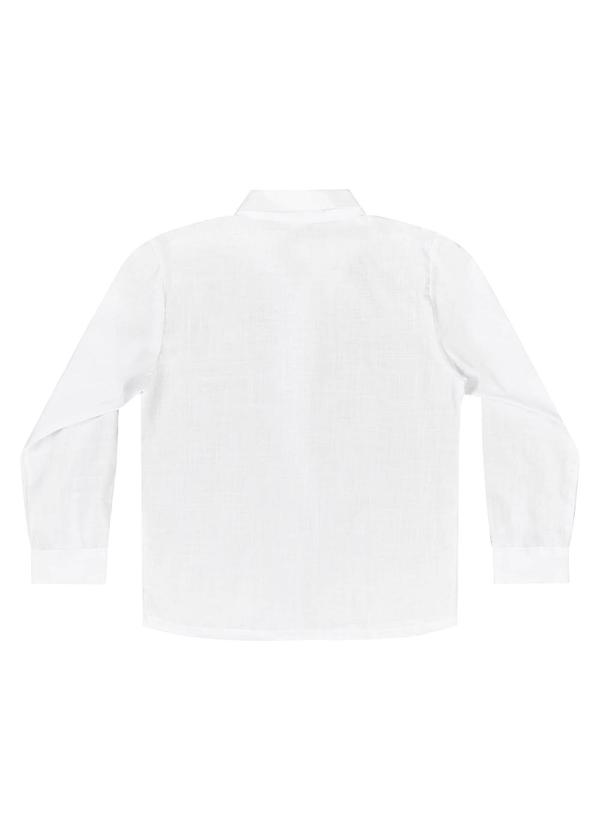 Quimby - Camisa Manga Longa Menino Branco 4
