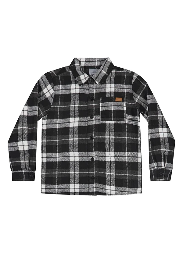 Quimby - Camisa Manga Longa Menino Preto 4