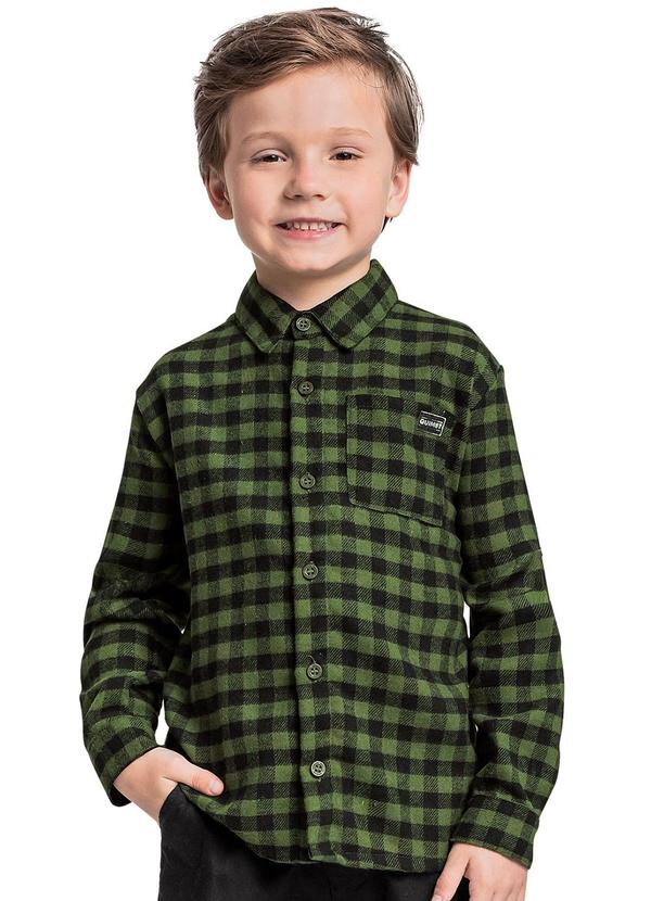Quimby - Camisa Manga Longa Menino Verde