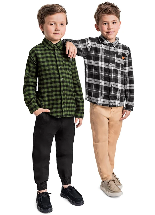 Quimby - Camisa Manga Longa Menino Verde 3