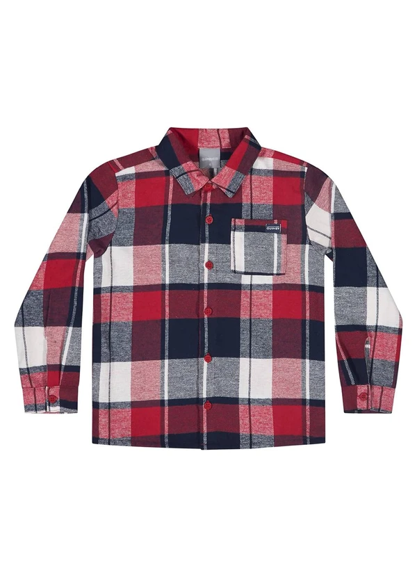Quimby - Camisa Manga Longa Menino Vermelho 4