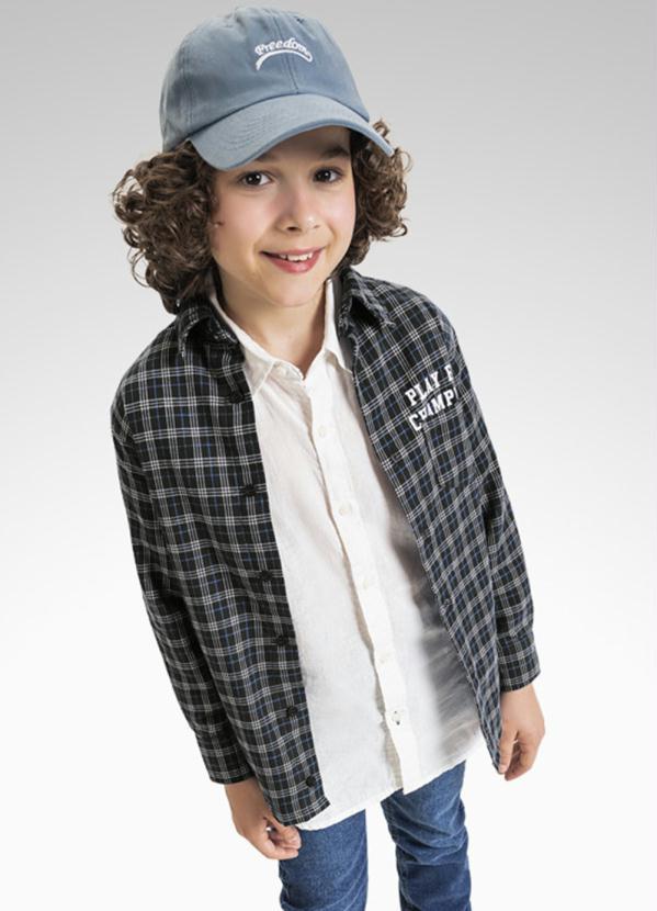 Playground - Camisa Manga Longa Preto