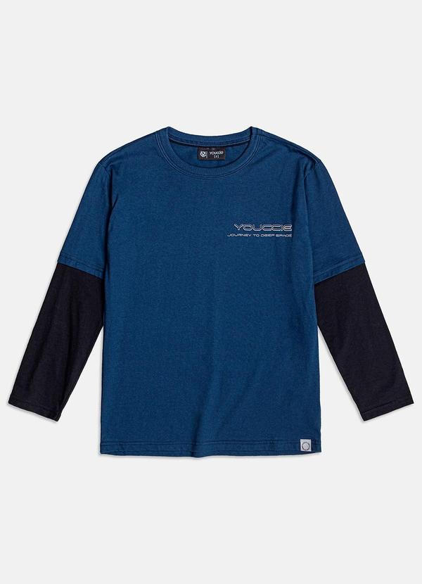 Youccie - Camisa Manga Longa Space Azul 2