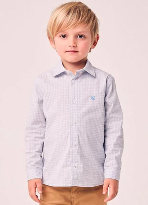 Youccie - Camisa Menino Casual Infantil Xadrez - YOUCCIE
