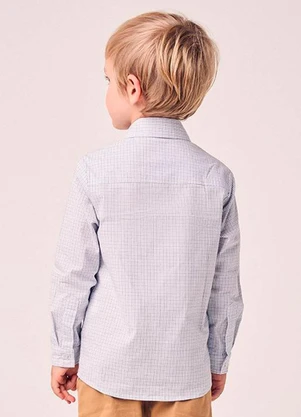 Youccie - Camisa Menino Casual Infantil Xadrez - YOUCCIE