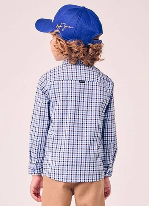 Youccie - Camisa Menino Infantil Xadrez do Mickey - YOUCCIE