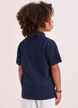 Youccie - Camisa Polo Básica Marinho Azul - YOUCCIE
