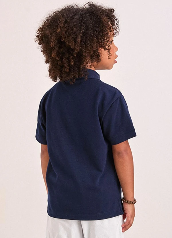Youccie - Camisa Polo Básica Marinho Azul 2