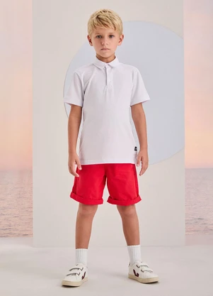 Youccie - Camisa Polo Básica Off White Off White - YOUCCIE