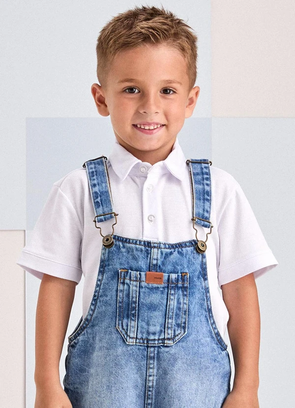 Youccie - Camisa Polo Básica Off White Off White